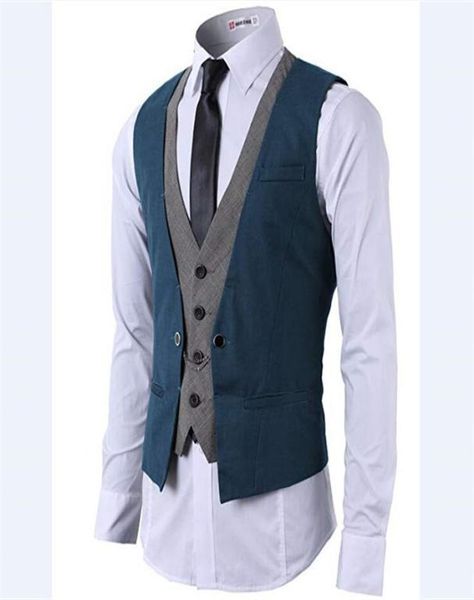 wangyandress blue grey groom wear wedding vests custom v neck single breasted men vest european and american style groom vests7135333, Black
wangyandress blue grey groom wear wedding vests custom v neck single breasted men vest european and american style groom vests7135333, Black
