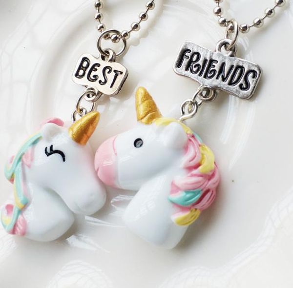 2pcsset new arrive bff my little unicorn pendant necklace friends bff bead chain necklace jewelry 4679095, Silver
2pcsset new arrive bff my little unicorn pendant necklace friends bff bead chain necklace jewelry 4679095, Silver