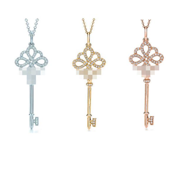 high-quality tiffayffay 925 sterling silver chinese knottiffayng key shape pendant necklace fashion full diamond collar chain sweater, Golden;silver
high-quality tiffayffay 925 sterling silver chinese knottiffayng key shape pendant necklace fashion full diamond collar chain sweater, Golden;silver