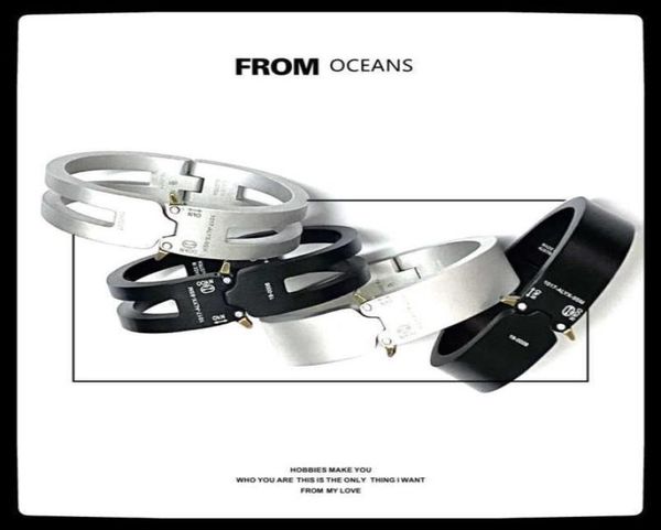 sexmara 20fw hip hop punk 1017 alyx 9sm rollercoaster track alyx metal lettering buckle bracelet for men women girls jewelry q07176514885, Black
sexmara 20fw hip hop punk 1017 alyx 9sm rollercoaster track alyx metal lettering buckle bracelet for men women girls jewelry q07176514885, Black
