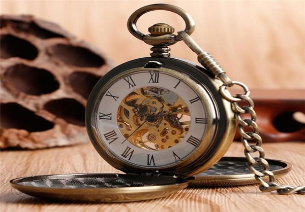 luxury silverbronzegolden pocket watch vintage skeleton hand winding mechanical watches double hunter case fob pendant chain5449876, Slivery;golden
luxury silverbronzegolden pocket watch vintage skeleton hand winding mechanical watches double hunter case fob pendant chain5449876, Slivery;golden
