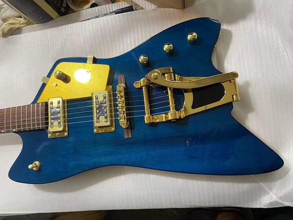 custom 6199 billy bo jupiter blue thunderbird electric guitar black body binding bigs tremolo bridge gold hardware sparkle gold pickugard
custom 6199 billy bo jupiter blue thunderbird electric guitar black body binding bigs tremolo bridge gold hardware sparkle gold pickugard