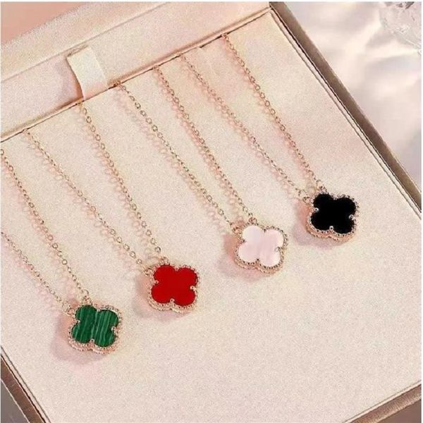 designer jewelry leaf clover necklaces 18k double layer grass necklace girl's small simple rose gold lock chain for girlfriend, Silver
designer jewelry leaf clover necklaces 18k double layer grass necklace girl's small simple rose gold lock chain for girlfriend, Silver