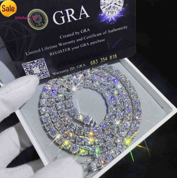pendant necklaces fashion jewelry hip hop necklace pass diamond tester 5mm vvs moissanite iced out tennis chain for men women, Silver
pendant necklaces fashion jewelry hip hop necklace pass diamond tester 5mm vvs moissanite iced out tennis chain for men women, Silver