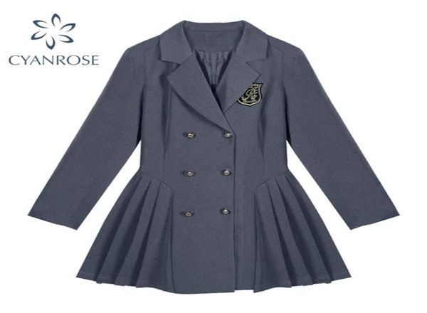 solid crop blazer dress women double breasted vintage preppy style notched collar dresses mujer elegant korean student ol frocks 26366141, Black;gray
solid crop blazer dress women double breasted vintage preppy style notched collar dresses mujer elegant korean student ol frocks 26366141, Black;gray