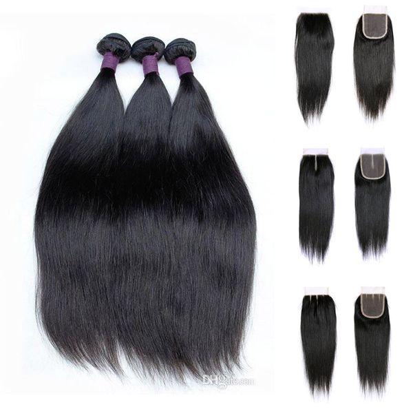 brazilain virgin hair straight 3 bundles with 4x4 closure human hair weaves three types closure natural color with 26 28 30 long i3020616, Black
brazilain virgin hair straight 3 bundles with 4x4 closure human hair weaves three types closure natural color with 26 28 30 long i3020616, Black