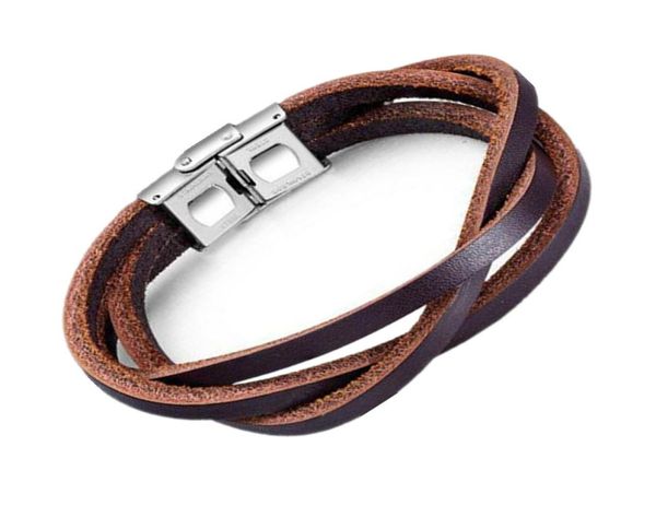 fashion mens women black brown leather charm bracelet handmade design hip hop jewelry punk bracelets gifts for men6596592, Golden;silver
fashion mens women black brown leather charm bracelet handmade design hip hop jewelry punk bracelets gifts for men6596592, Golden;silver