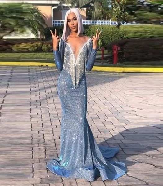 glitter blue luxury mermaid prom dresses long sleeves deep v neck tassel crystals shiny plus size african girls evening party gown8476483, Black
glitter blue luxury mermaid prom dresses long sleeves deep v neck tassel crystals shiny plus size african girls evening party gown8476483, Black