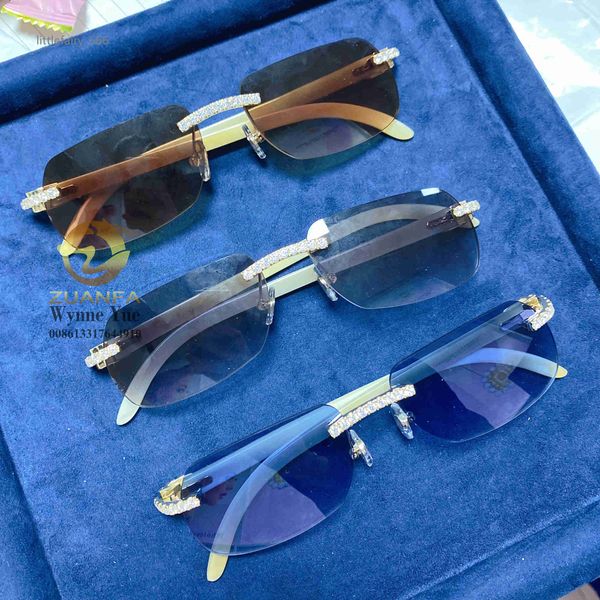 wholesale stylish stainless steel vvs moissanite colored lens sunglasses mens luxury sunglasses, White;black
wholesale stylish stainless steel vvs moissanite colored lens sunglasses mens luxury sunglasses, White;black