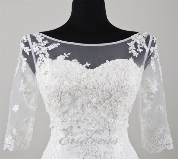 elegant sheer bridal lace jacket batesu long sleeves appliques wrap sheath bridal bolero custom made jacket for weddi9538781, White
elegant sheer bridal lace jacket batesu long sleeves appliques wrap sheath bridal bolero custom made jacket for weddi9538781, White