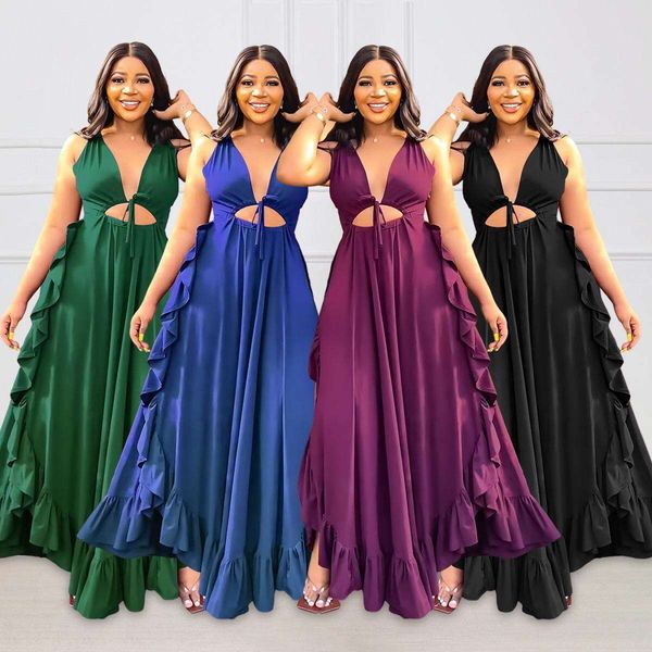 cross border amazon backless elegant ruffle high waist crop spaghetti strap european and american, Black;gray
cross border amazon backless elegant ruffle high waist crop spaghetti strap european and american, Black;gray