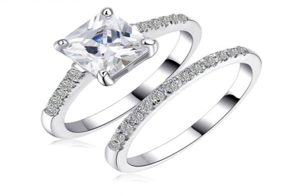 luxury size 610 brand princess cut jewelry 10kt white gold filled z simulated diamond women wedding ring set gift with box9582091, Silver
luxury size 610 brand princess cut jewelry 10kt white gold filled z simulated diamond women wedding ring set gift with box9582091, Silver