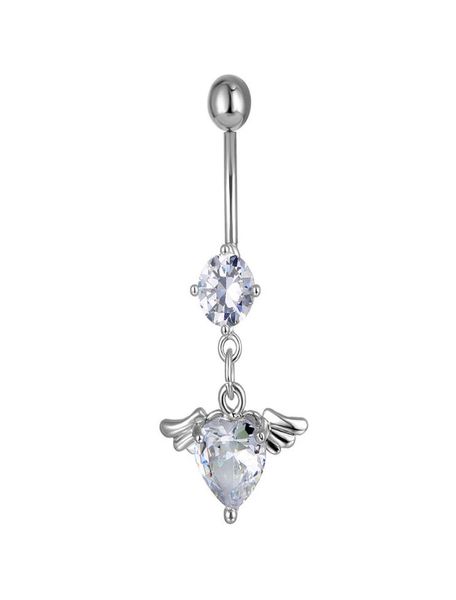 d0617 heart zircon belly navel ring clear 8mm shape 14 ga 10mm length2365825, Silver
d0617 heart zircon belly navel ring clear 8mm shape 14 ga 10mm length2365825, Silver