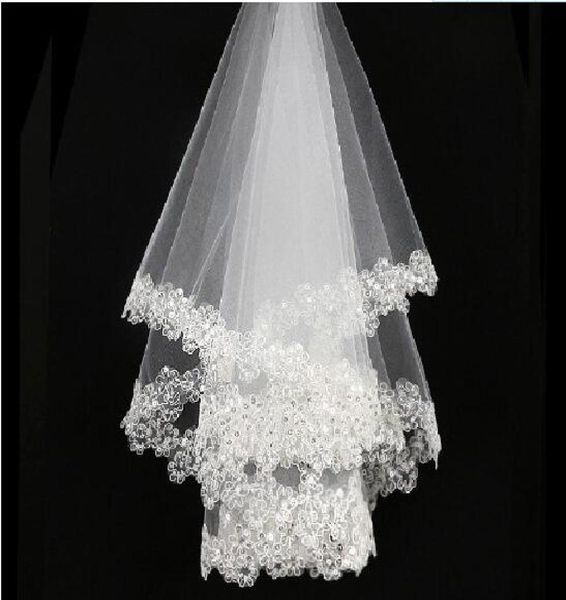 bridal wedding veils short white ivory bridal veils sequined lace appliques sequin tulle wedding veils2409267, Black
bridal wedding veils short white ivory bridal veils sequined lace appliques sequin tulle wedding veils2409267, Black
