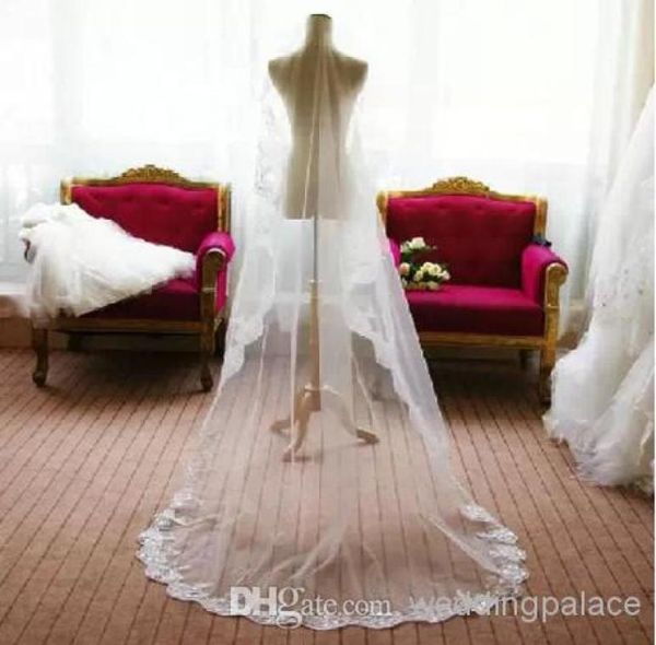 long bridal veils one layer lace edge long fashion bridal veils wedding new veil 7886205, Black
long bridal veils one layer lace edge long fashion bridal veils wedding new veil 7886205, Black