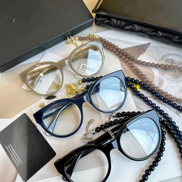 sunglasses 2023 new 23 year new ch3444 small fragrant wind round pearl chain pendant flat lens myopia glasses frame anti blue light, White;black
sunglasses 2023 new 23 year new ch3444 small fragrant wind round pearl chain pendant flat lens myopia glasses frame anti blue light, White;black