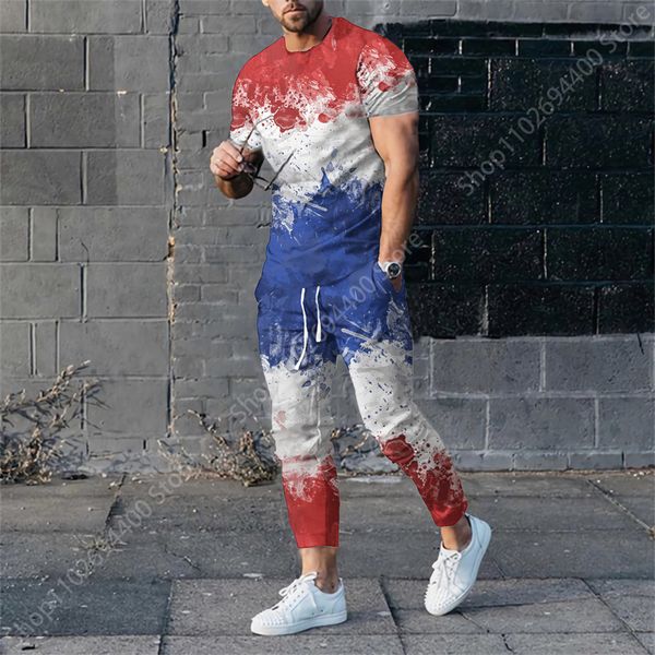 mens tracksuits trousers tracksuit 2 piece set 3d printed summer fashion sporty style short sleeve t shirtlong pants street clothes 230715, Gray
mens tracksuits trousers tracksuit 2 piece set 3d printed summer fashion sporty style short sleeve t shirtlong pants street clothes 230715, Gray