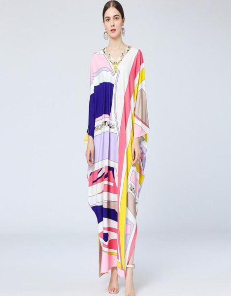 women039s runway dresses v neck long sleeves printed high street fashion split loose designer autumn robes3555350, Black
women039s runway dresses v neck long sleeves printed high street fashion split loose designer autumn robes3555350, Black