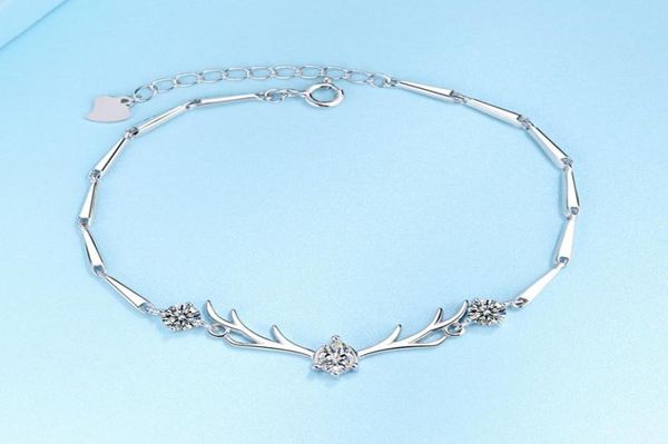 925 sterling silver one deer with you bracelet simple design antler hand decoration christmas valentine039s day gift9141236, Golden;silver
925 sterling silver one deer with you bracelet simple design antler hand decoration christmas valentine039s day gift9141236, Golden;silver