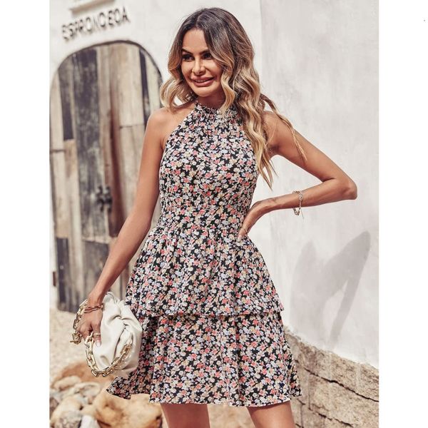 basic casual dresses 2023 summer neck hanging backless printing sleeveless dress for women in europe and america age reduction 230715, Black;gray
basic casual dresses 2023 summer neck hanging backless printing sleeveless dress for women in europe and america age reduction 230715, Black;gray