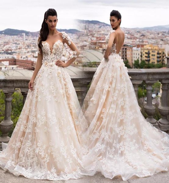 dubai 3d floral appliques lace wedding dresses vintage champagne illusion nude long sleeves backless ball gown lace bridal gowns8648043, White
dubai 3d floral appliques lace wedding dresses vintage champagne illusion nude long sleeves backless ball gown lace bridal gowns8648043, White