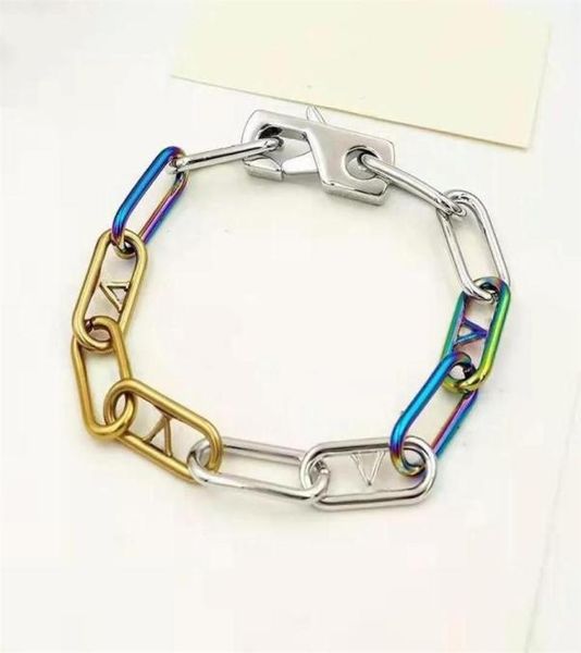 luxurys charm bracelets desingers sterling classic colorful retro bamboo bracelet color matching chain couple necklace men and wom4669990, Golden;silver
luxurys charm bracelets desingers sterling classic colorful retro bamboo bracelet color matching chain couple necklace men and wom4669990, Golden;silver