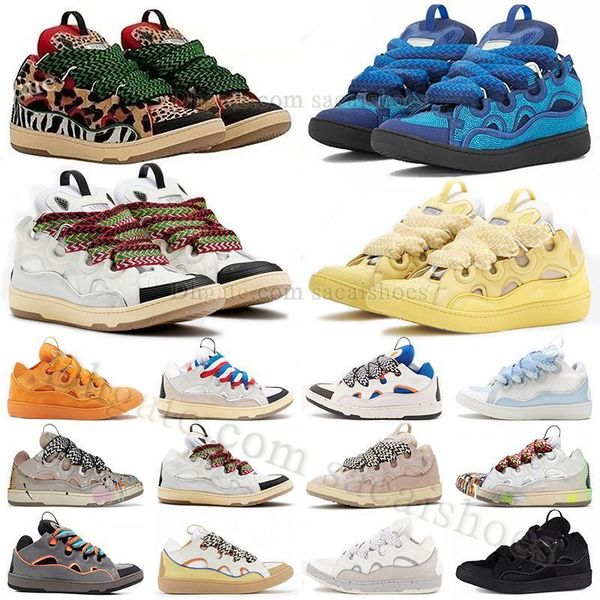curb designer casual shoes leather embossed scarpe corn pink leopard white majorelle blue mens womens sneaker mesh weave lace up calfskin ch, Black
curb designer casual shoes leather embossed scarpe corn pink leopard white majorelle blue mens womens sneaker mesh weave lace up calfskin ch, Black