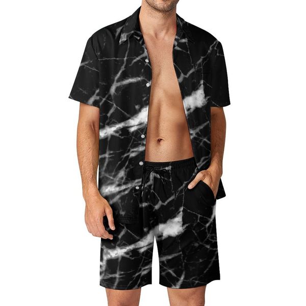 men's tracksuits marble crackle black and white men sets natural marbles graphics fashion casual shirt set short sleeve design shorts b, Gray
men's tracksuits marble crackle black and white men sets natural marbles graphics fashion casual shirt set short sleeve design shorts b, Gray