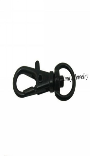 100pcs black swivel metal lobster clasp for outdoors activities 32mm alloy snap hook 7363705
100pcs black swivel metal lobster clasp for outdoors activities 32mm alloy snap hook 7363705