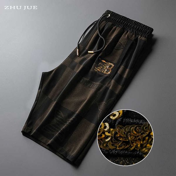 summer casual shorts men's stamping printing thin fashion pants personality beaded embroidery capris, White;black
summer casual shorts men's stamping printing thin fashion pants personality beaded embroidery capris, White;black