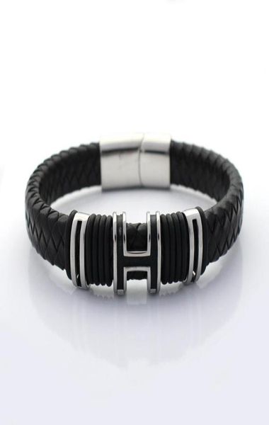 12mm wide braided retro genuine leather bracelet for men stainless steel h bead bracelets with magnet clasp1158978, Golden;silver
12mm wide braided retro genuine leather bracelet for men stainless steel h bead bracelets with magnet clasp1158978, Golden;silver