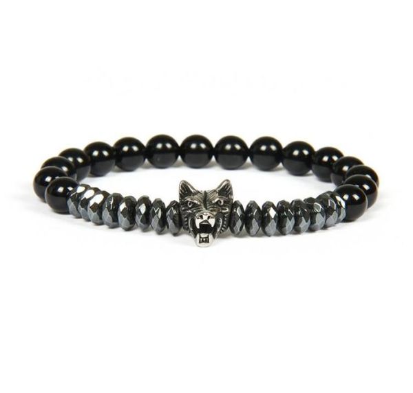 new men silver bracelet bangles whole 10pcslot stainless steel wolf bracelets with 8mm stone beads beaded jewelry for gift6416161, Golden;silver
new men silver bracelet bangles whole 10pcslot stainless steel wolf bracelets with 8mm stone beads beaded jewelry for gift6416161, Golden;silver