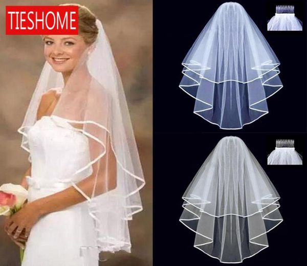 bridal veils simple short tulle wedding veils two layer with comb white ivory bridal veil bride marriage wedding accessories7873501, Black
bridal veils simple short tulle wedding veils two layer with comb white ivory bridal veil bride marriage wedding accessories7873501, Black