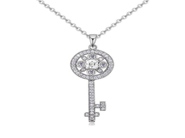 whole necklaces fashion women brand new zircon key pendant luxury elegant 18k gold plated necklaces jewlery ln0169713635, Silver
whole necklaces fashion women brand new zircon key pendant luxury elegant 18k gold plated necklaces jewlery ln0169713635, Silver