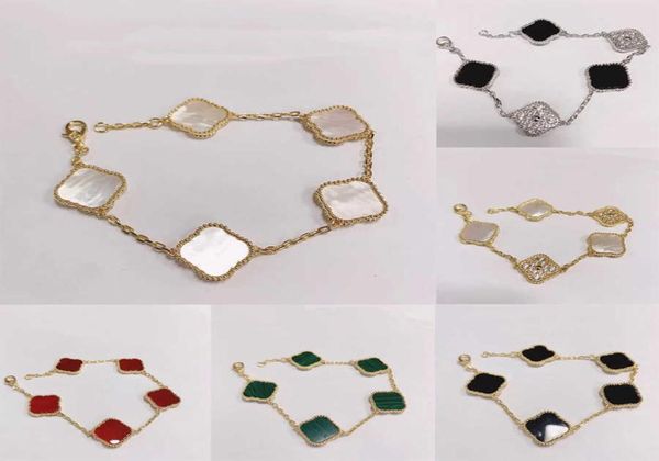 charm bracelets 925 silver designer lucky elegant charm bracelet cleef fashion vintage 5 motifs bracelets clover leaf necklace lux5598973, Golden;silver
charm bracelets 925 silver designer lucky elegant charm bracelet cleef fashion vintage 5 motifs bracelets clover leaf necklace lux5598973, Golden;silver