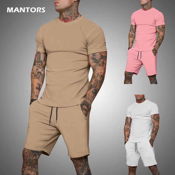 men's tracksuits casual tracksuit summer t shirt shorts two pieces set men sportswear solid color short sleeve mens sports suit 230715, Gray
men's tracksuits casual tracksuit summer t shirt shorts two pieces set men sportswear solid color short sleeve mens sports suit 230715, Gray