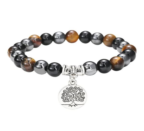 new 6mm 8mm natural stone beaded couples bracelet black agate tiger eye hematite energy beads life tree charm bracelet jewelry fit9119703, Golden;silver
new 6mm 8mm natural stone beaded couples bracelet black agate tiger eye hematite energy beads life tree charm bracelet jewelry fit9119703, Golden;silver