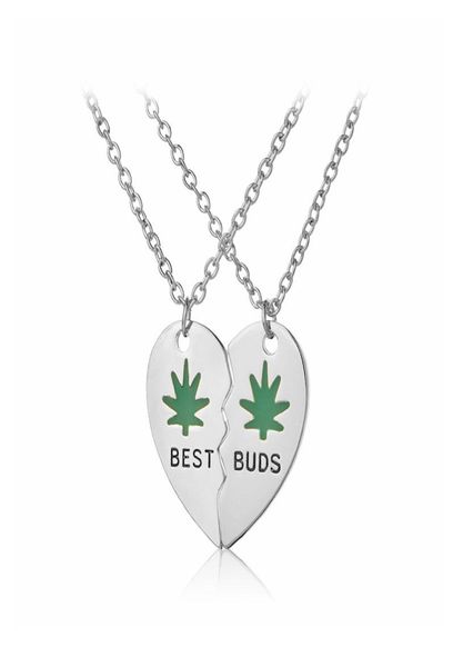 buds necklace enamel weed leaves broken heart pendant necklaces good friends bff jewelry gifts7645664, Silver
buds necklace enamel weed leaves broken heart pendant necklaces good friends bff jewelry gifts7645664, Silver