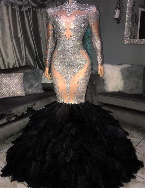 new arrival crystal prom evening dress vintage mermaid long sleeve formal party gown sheath feather pageant dress bc12652210580, Black
new arrival crystal prom evening dress vintage mermaid long sleeve formal party gown sheath feather pageant dress bc12652210580, Black