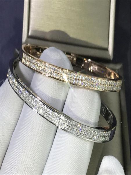 trendy pave lab diamond bangle 925 sterling silver party engagement bangles bracelets for women bridal charm wedding accessaries8236215, Golden;silver
trendy pave lab diamond bangle 925 sterling silver party engagement bangles bracelets for women bridal charm wedding accessaries8236215, Golden;silver