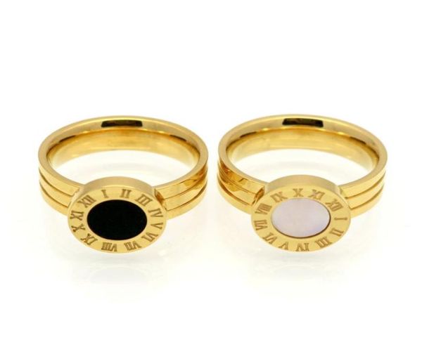 band rings famous brand women rings goldrose gold color stainless steel ring roman numeral shells luxury jewelry female 219746, Silver
band rings famous brand women rings goldrose gold color stainless steel ring roman numeral shells luxury jewelry female 219746, Silver