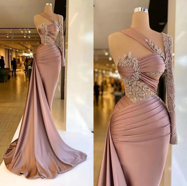 2022 elegant prom dresses single long sleeve appliques mermaid long train women evening pageant gowns plus size custom made bc14118310665, Black
2022 elegant prom dresses single long sleeve appliques mermaid long train women evening pageant gowns plus size custom made bc14118310665, Black