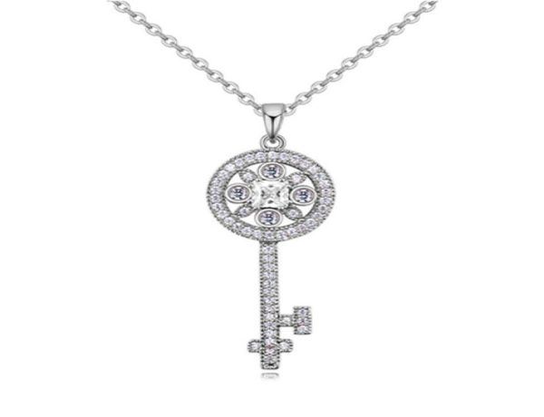 whole necklaces fashion women brand new zircon key pendant luxury elegant 18k gold plated necklaces jewlery ln0169633694, Silver
whole necklaces fashion women brand new zircon key pendant luxury elegant 18k gold plated necklaces jewlery ln0169633694, Silver