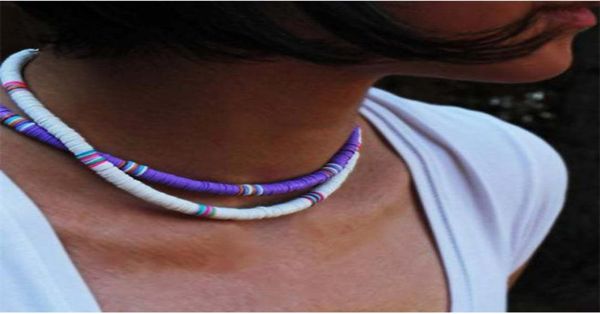 fashion soft pottery handmade choker necklace for women colorful clay collar necklace boho choker jewelry yf1163074, Golden;silver
fashion soft pottery handmade choker necklace for women colorful clay collar necklace boho choker jewelry yf1163074, Golden;silver