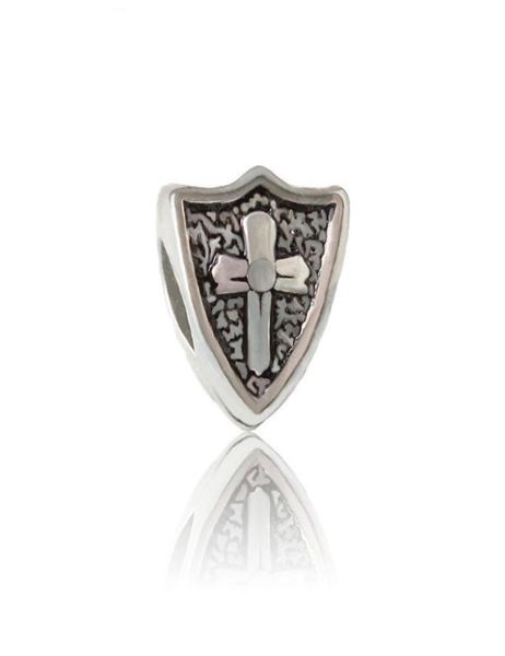 shield with cross alloy charm bead fashion women jewelry stunning design european style for p bracelet necklace panza001139132894, Bronze;silver
shield with cross alloy charm bead fashion women jewelry stunning design european style for p bracelet necklace panza001139132894, Bronze;silver