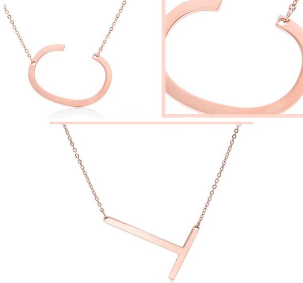 new jewelry 26 english letter pendant trichromatic stainless steel necklace accessories short style collarbone chain whole6375452, Silver
new jewelry 26 english letter pendant trichromatic stainless steel necklace accessories short style collarbone chain whole6375452, Silver