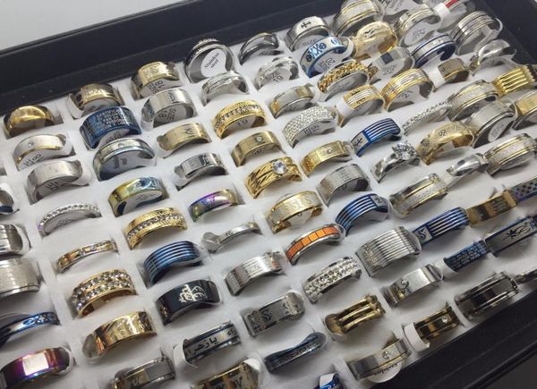 whole 50pcs lots fashion mix design stainless steel rings jewelry for men women gift ring wedding ring2270368, Silver
whole 50pcs lots fashion mix design stainless steel rings jewelry for men women gift ring wedding ring2270368, Silver