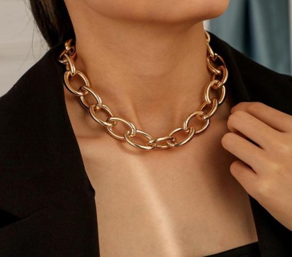 chokers choker woman heavy metal big thick gold necklace chain punk oshaped aluminum clavicle hip hop goth3795615, Golden;silver
chokers choker woman heavy metal big thick gold necklace chain punk oshaped aluminum clavicle hip hop goth3795615, Golden;silver