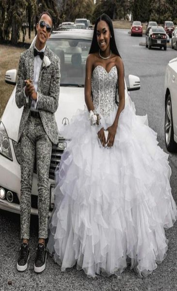 luxury stunning white princess quinceanera dresses sweetheart crystal ruffles pageant dress puffy bottom organza long sweet 16 bal1229685, Blue;red
luxury stunning white princess quinceanera dresses sweetheart crystal ruffles pageant dress puffy bottom organza long sweet 16 bal1229685, Blue;red