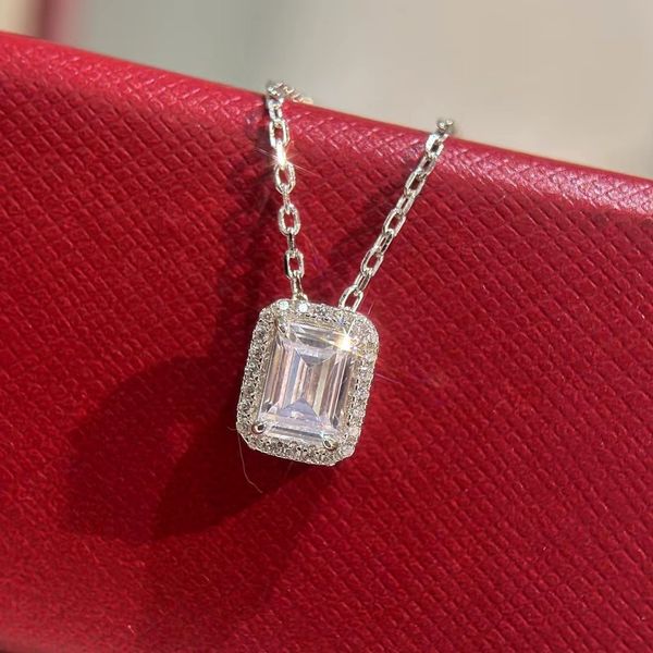 luxury pendant necklace brand designer destinee s925 sterling silver square zircon crystal charm short chain choker with box for women party
luxury pendant necklace brand designer destinee s925 sterling silver square zircon crystal charm short chain choker with box for women party